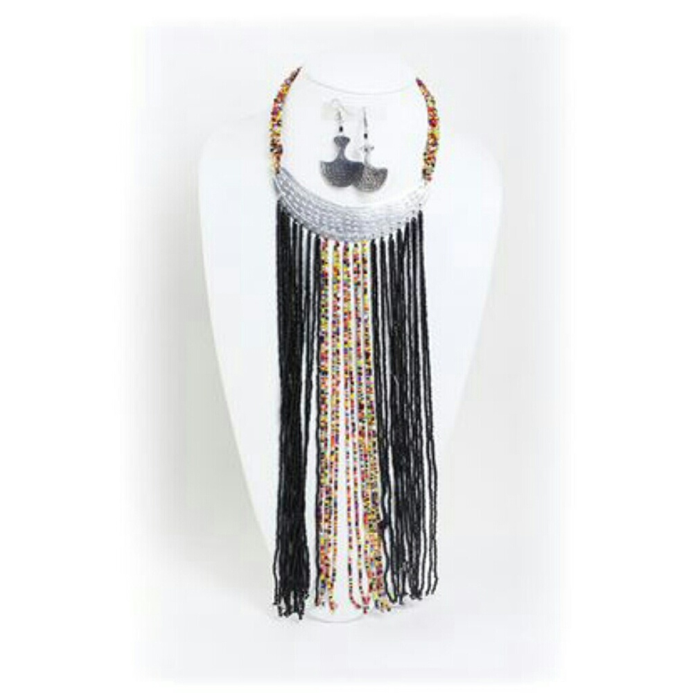 Masaai Plated Necklace Set